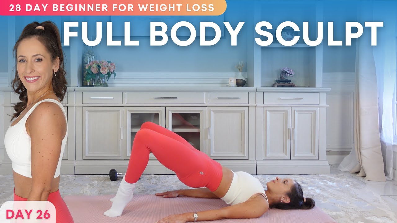 28 Day Pilates Challenge for Weight Loss | DAY 26 Full Body Pilates