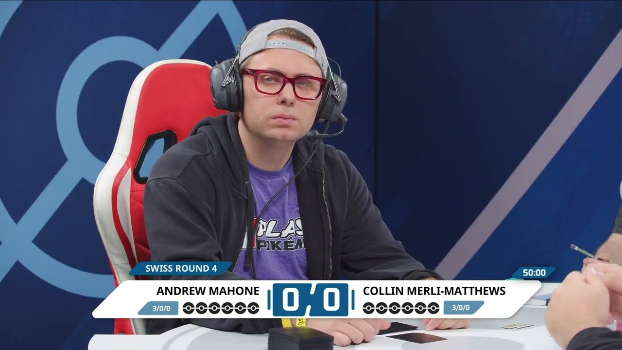 TCG Andrew Mahone Vs Colin Merli-Matthews - 2024 Pokémon Peoria Regional Championships Swiss R4