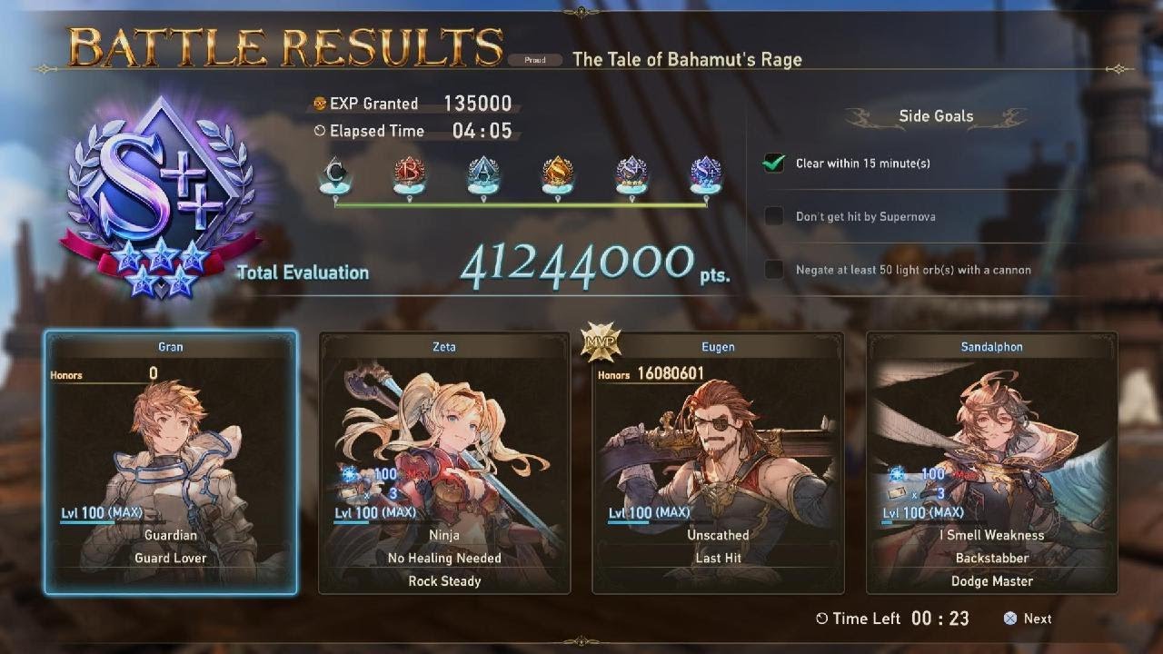 Granblue Fantasy Relink - Proto Bahamut AFK Offline in 4:05