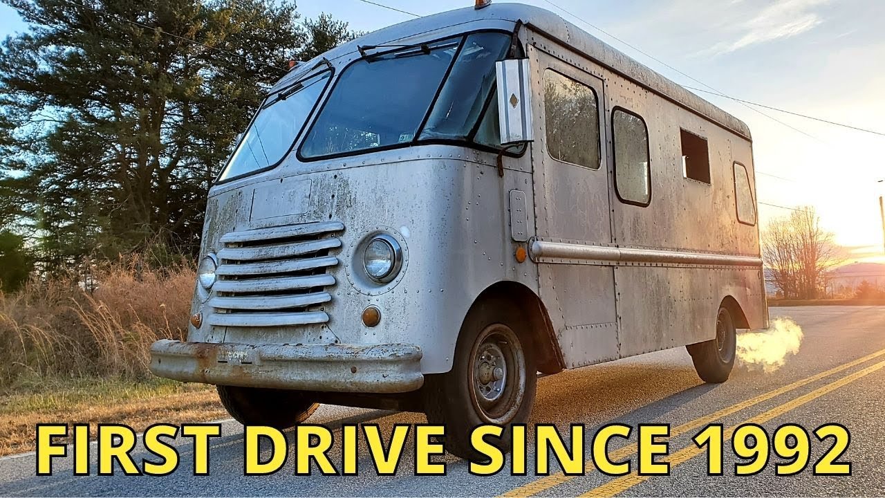 First Drive In 29 Years - 1960 Grumman Olson Kurbside Step Van Project