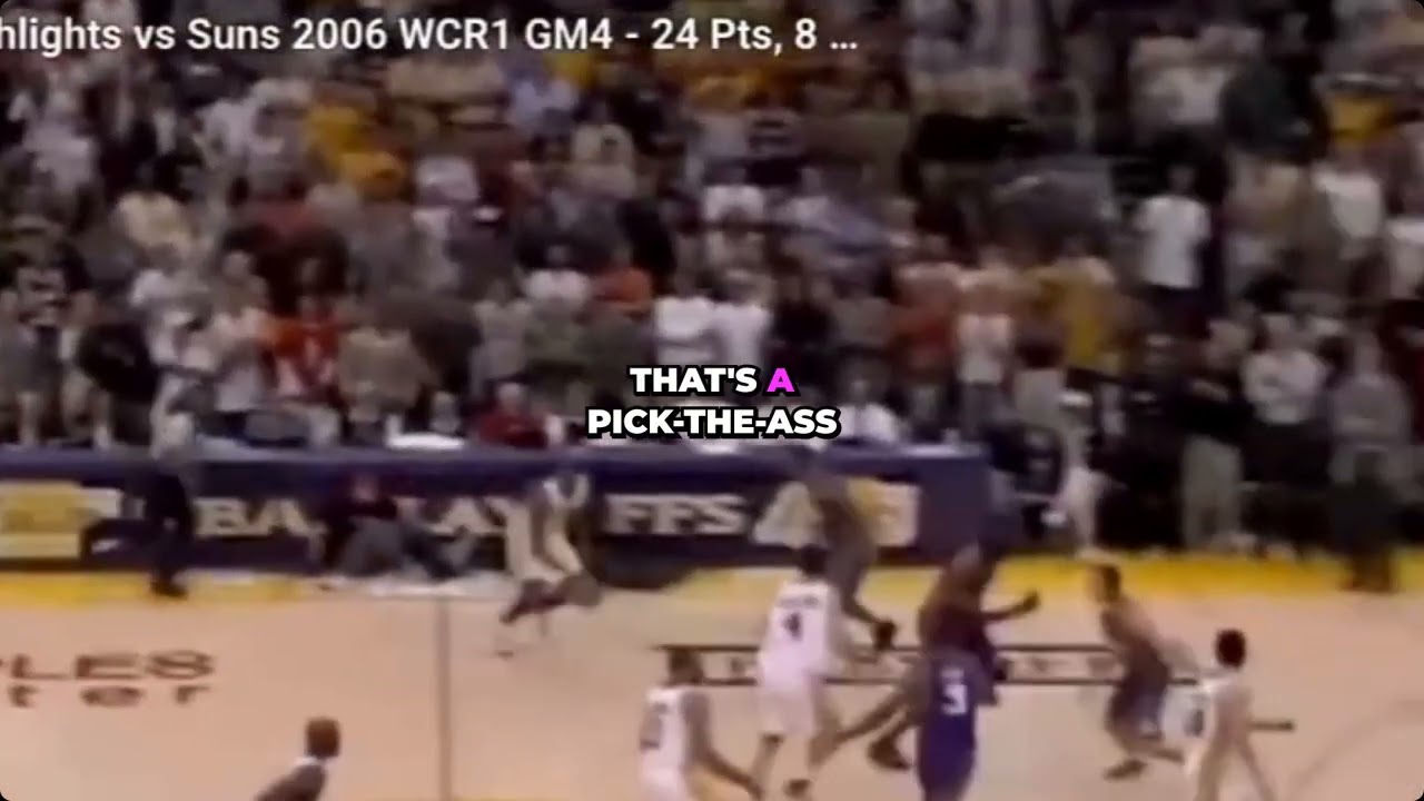 Kobe's clutch moment! 🏀🔥 Did you catch that camera flash? 📸 #MambaMentality #NBA