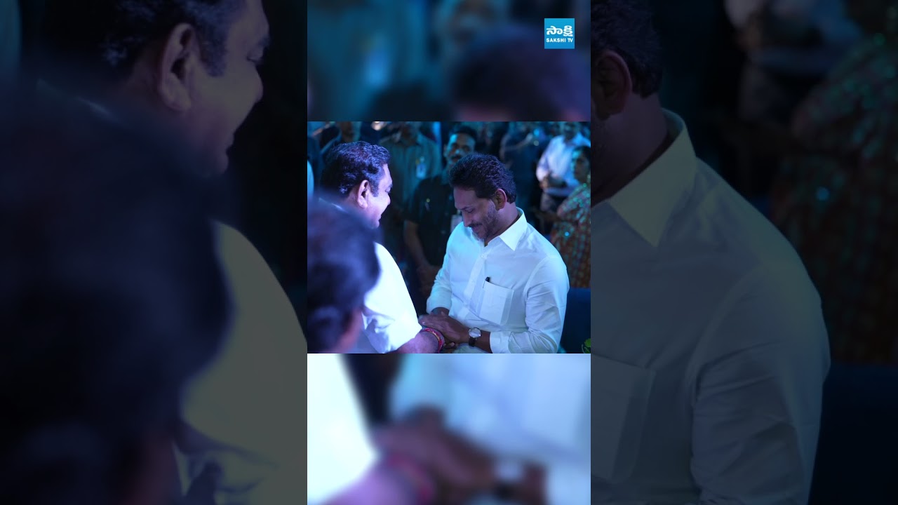 YS Jagan Grand Entry 🔥 | #ysjagan #weddingreception #sakshitvlive