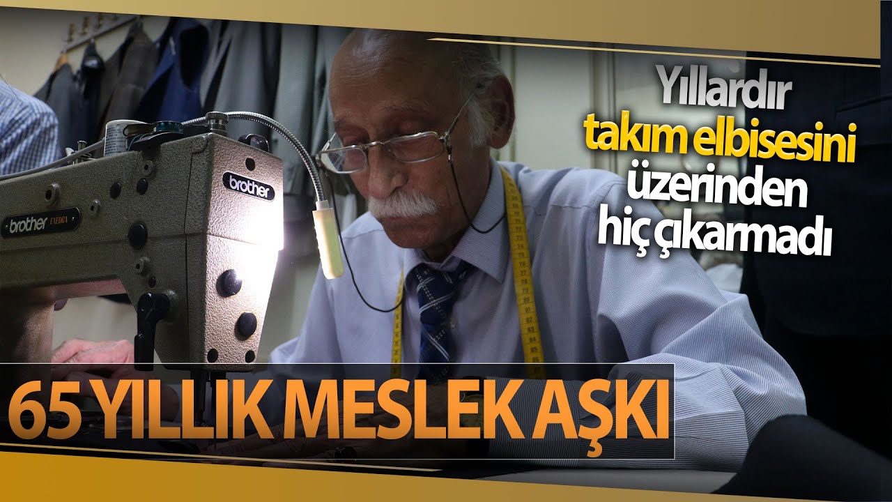 Yarım Asırdır Takım Elbise ile Terzilik Mesleğini Sürdürüyor