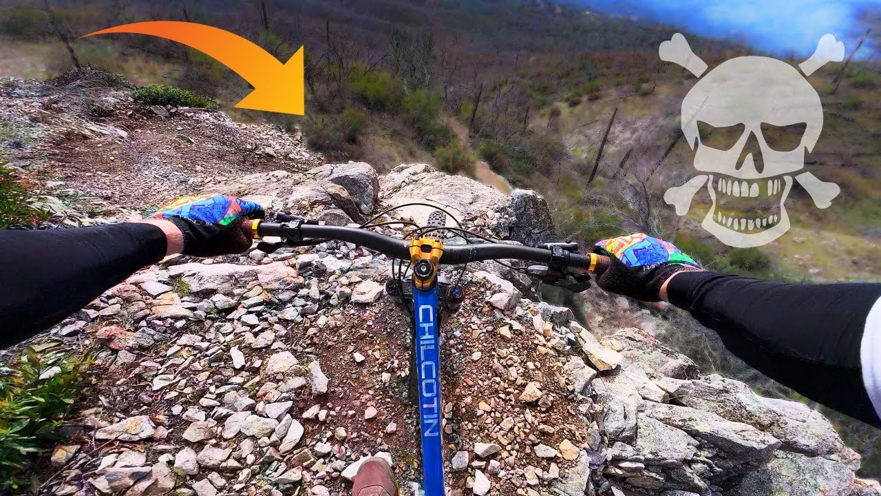 This Feature TERRIFIES Me...  ||  Steep Slabs on the Ono Trail in Redding, CA
