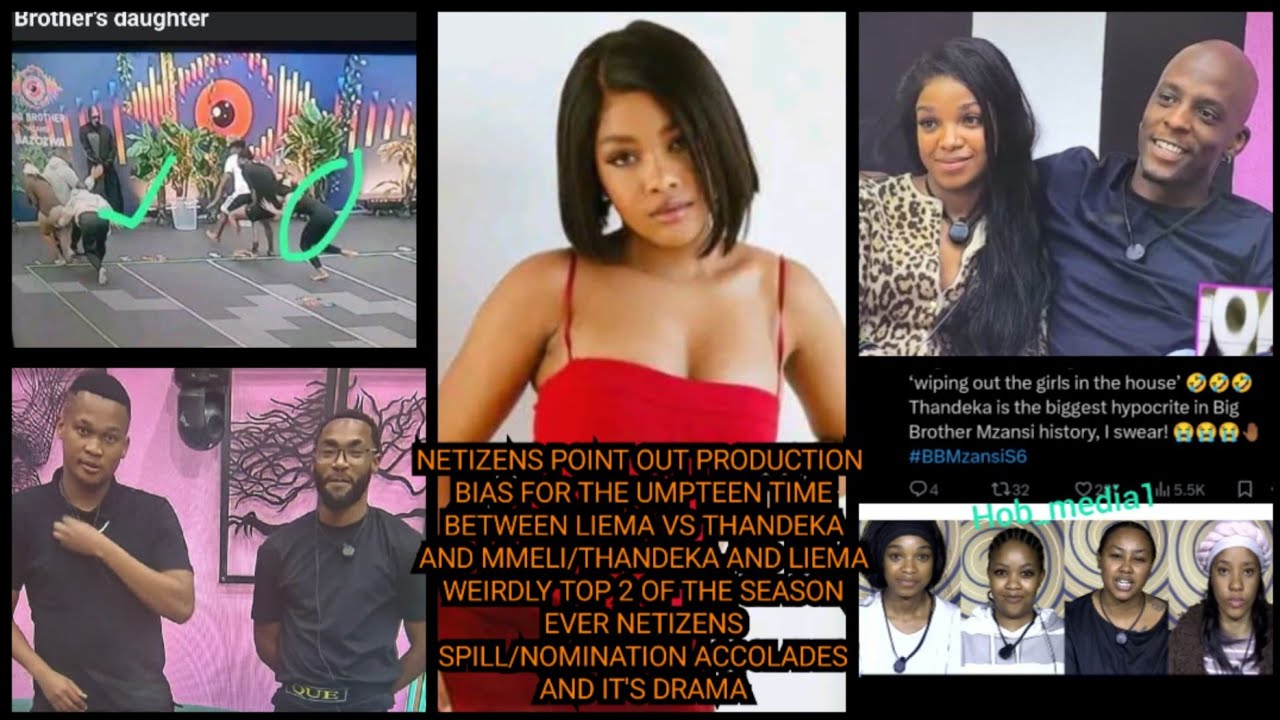 NETIZENS POINT OUT PRODUCTION BIAS FOR THE UMPTEEN TIME BETWEEN LIEMA VS THANDEKA AND MMELI... 