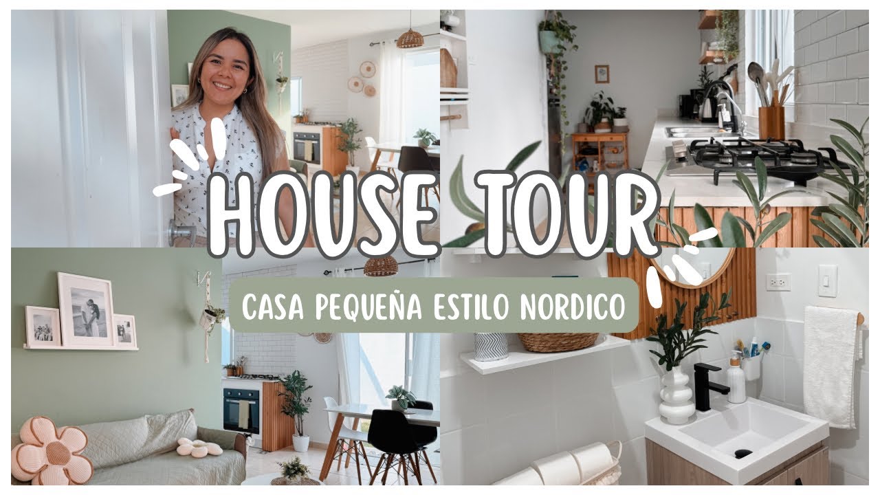 House Tour 🏡 Casa pequeña estilo nórdico✨ Decoración, organización e ideas🌿2026