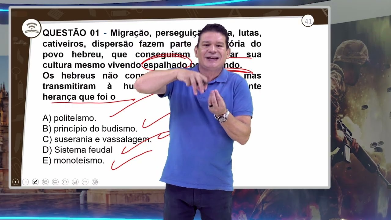 7.2 - REVISÃO E CORREÇÃO - HEBREUS - HISTÓRIA - 1º ANO E.M - AULA 7.2/2026