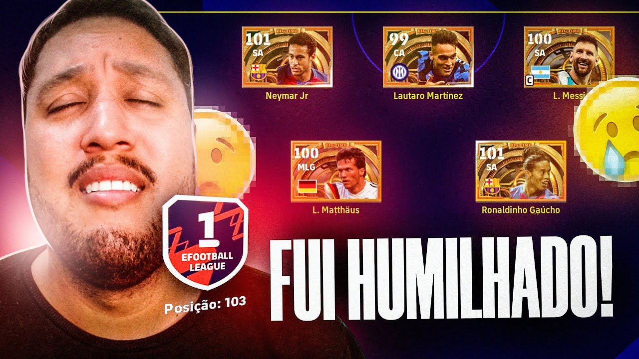 ENFRENTEI O TOP 1 COM 5 JOGADORES BIG TIME NO ATAQUE - EFOOTBALL 2023 DREAM TEAM