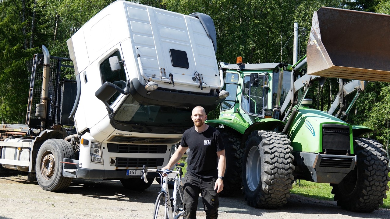 Truck Repairs, Backhoe Work & a 315km Bike Ride
