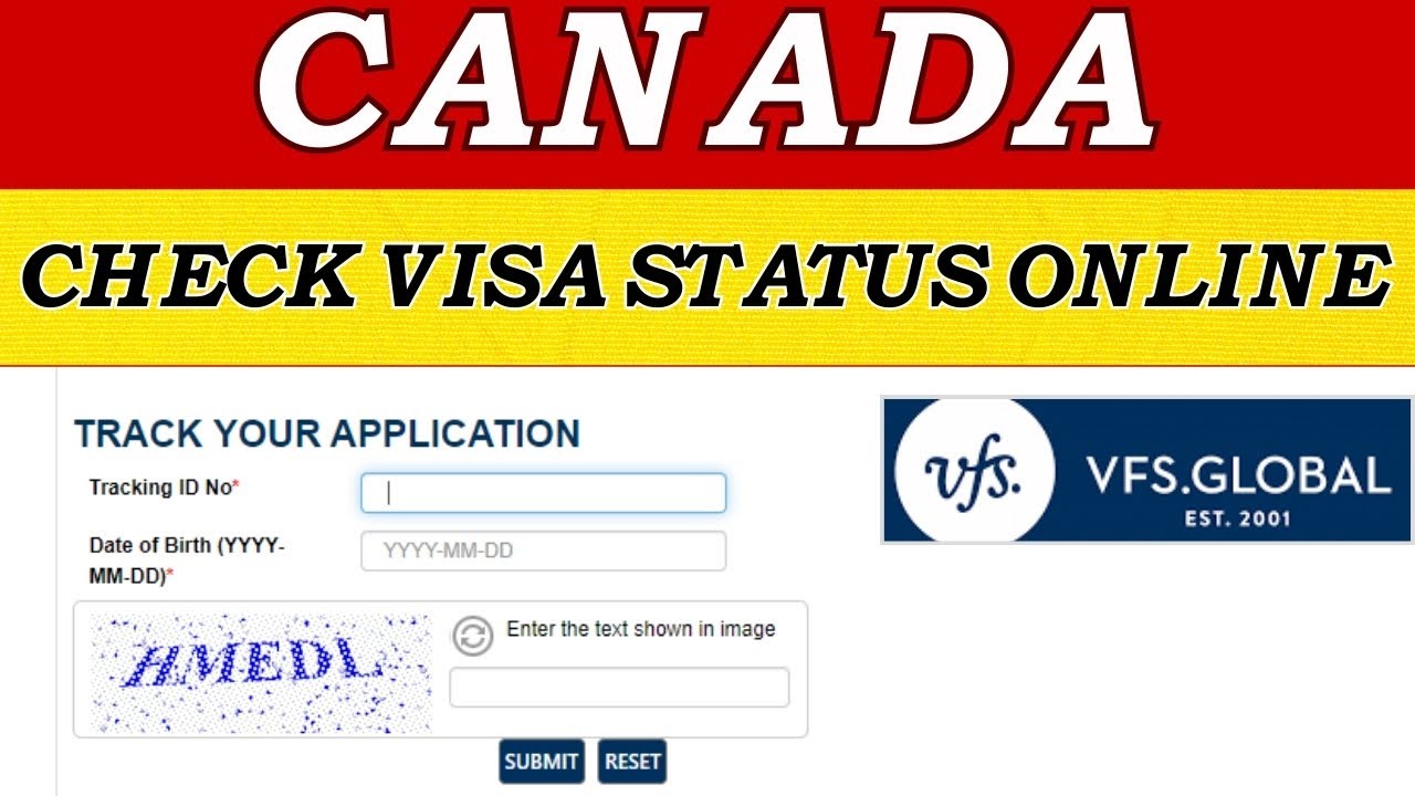 How to track Canada visa application status online || VFS Global Step-by-step Guide