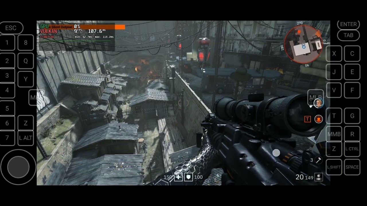 Wolfenstein YoungBlood.pc game on winlator.poco f5.