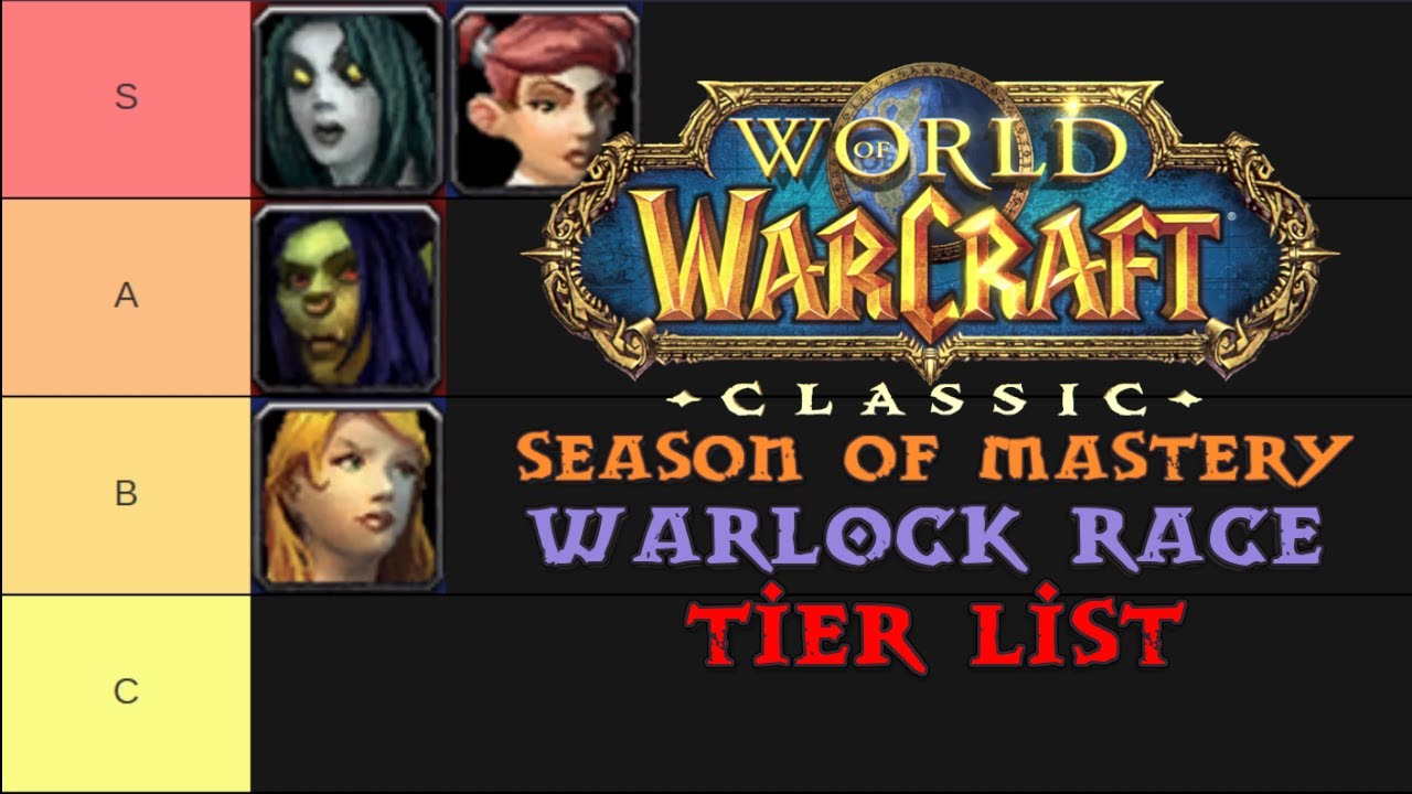 Warlock Race Tier List WoW Classic Season of Mastery