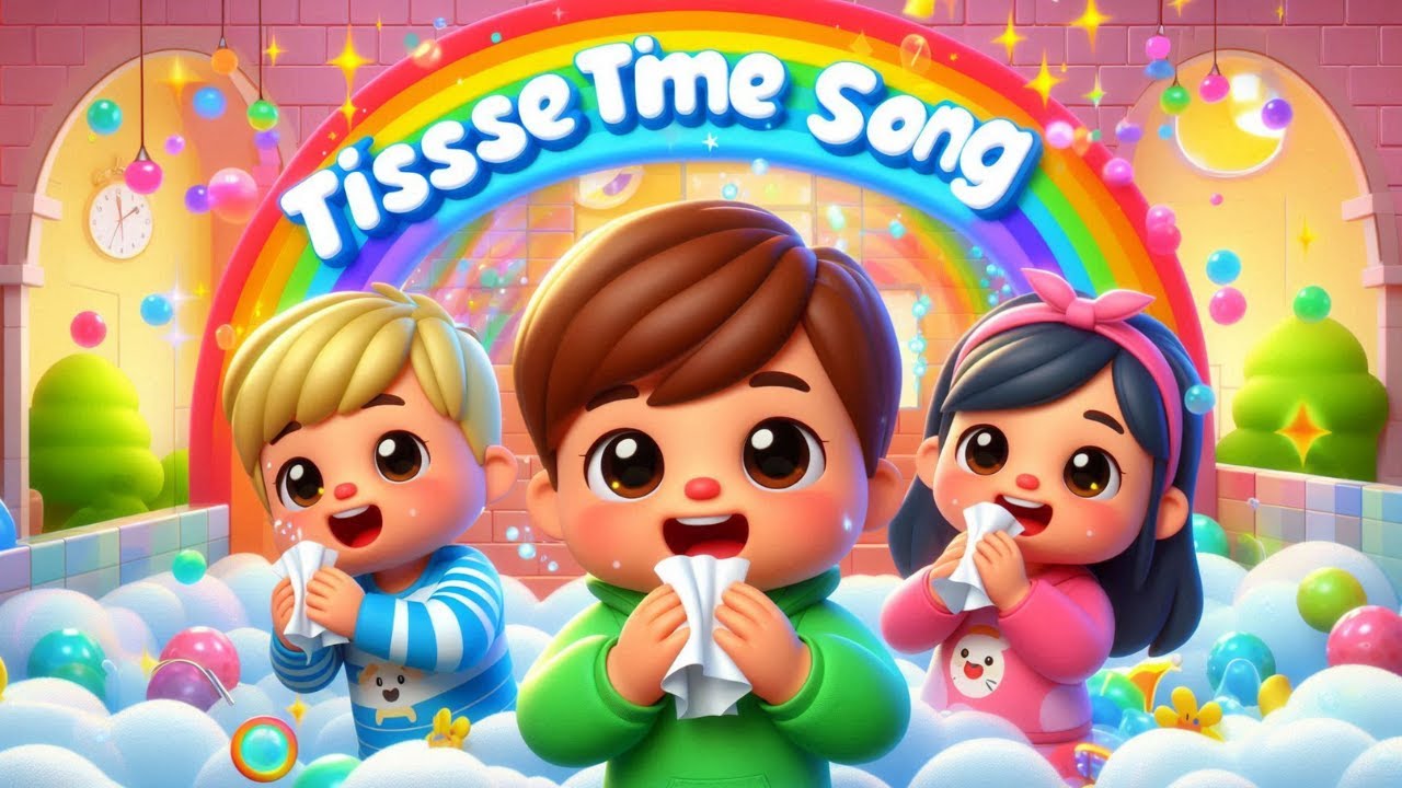 Tissue Time Song for Kids | Fun Hygiene & Personal Care Song for Children