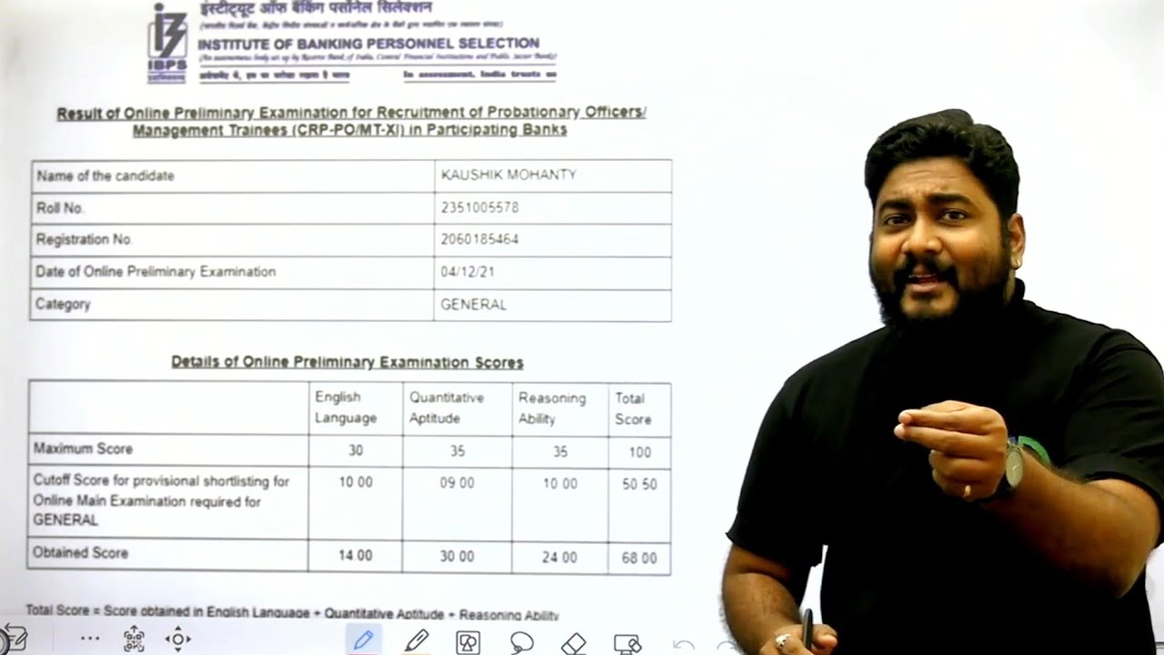 My Scorecard & IBPS PO Last Minute Tips || IBPS PO 2023 Paper Attempting Strategy || Career Definer