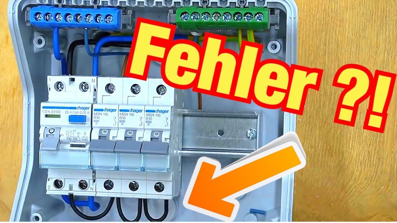 Kleinverteiler OHNE diese FEHLER verdrahten! Proofwood