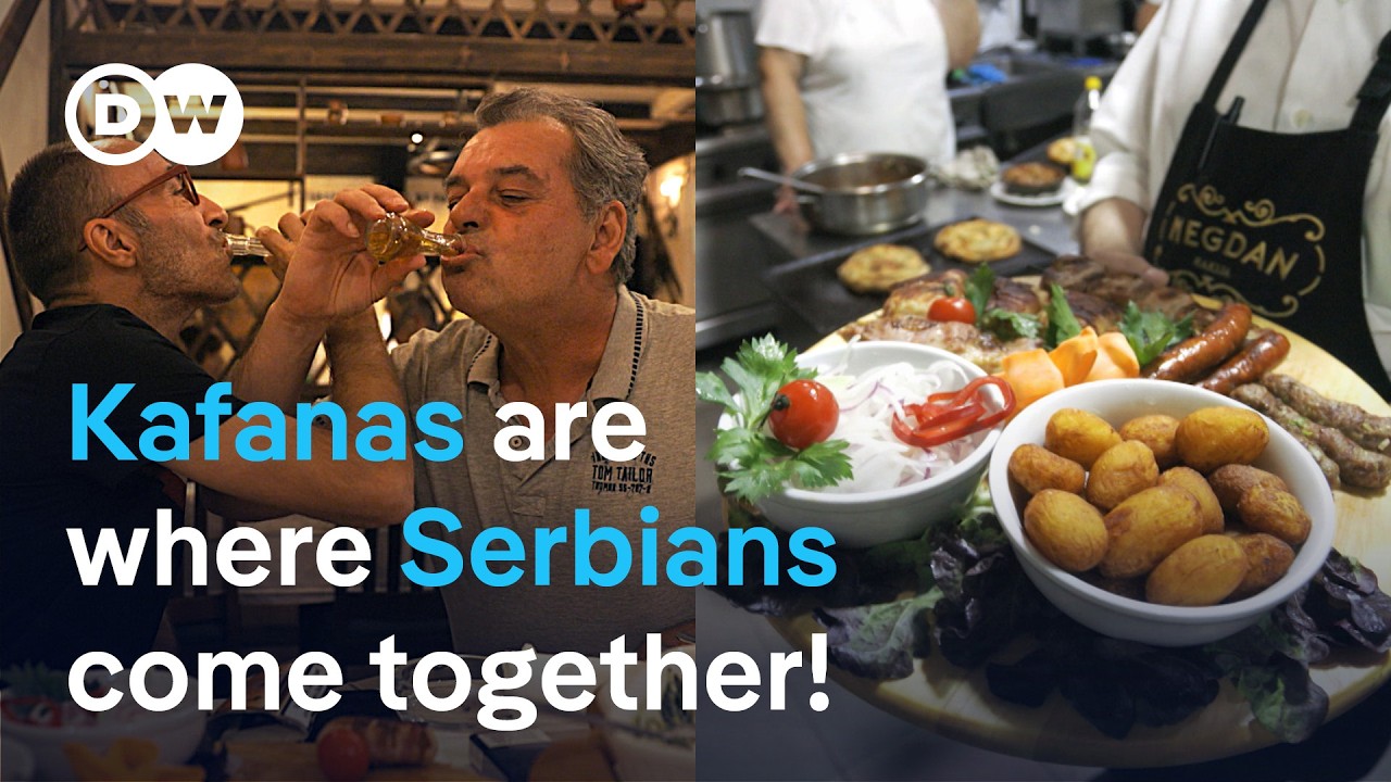 Come for food, drinks and music at a Serbian kafana!