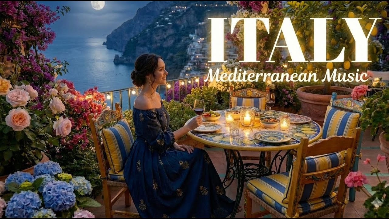 🎶 Italian Vibes & Mediterranean Music 🎶 Scenic Amalfi Coastal & Lake Como Romantica Italiana ✨