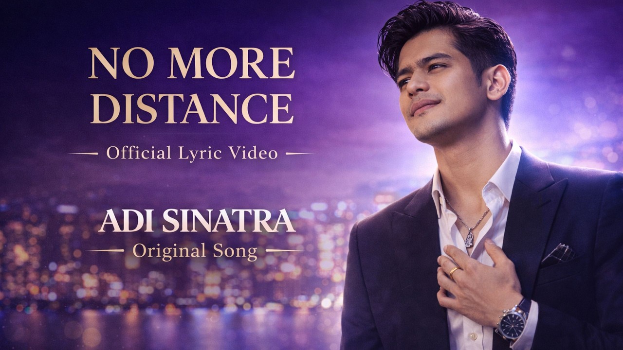 NO MORE DISTANCE – ADI SINATRA (Official Lyric Video) | Lagu Tentang Cinta Tanpa Jarak