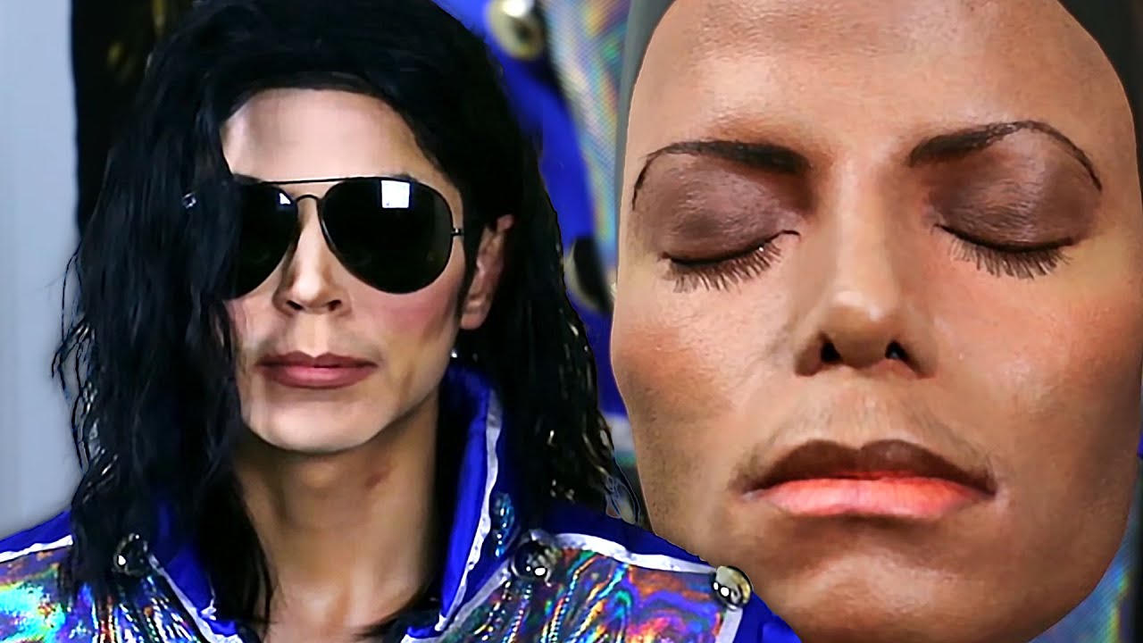 Michael Jackson Impersonator Summons the Ghost Of Michael Jackson Using A Michael Jackson Mask