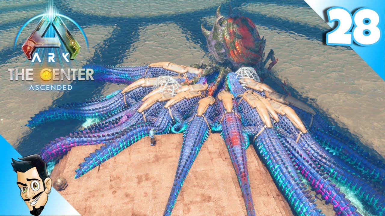 CARNAGE DEINOSUCHUS CONTRE LES 2 BOSS DE THE CENTER - ARK SURVIVAL ASCENDED FR -