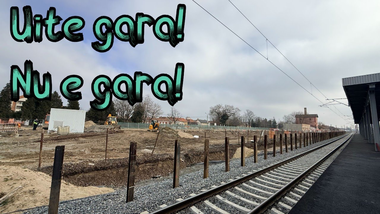 Cum arată gara din Lugoj în plin proces de modernizare - Uite gara! Unde-i gara?🚂8 feb. 2026 Ep.8