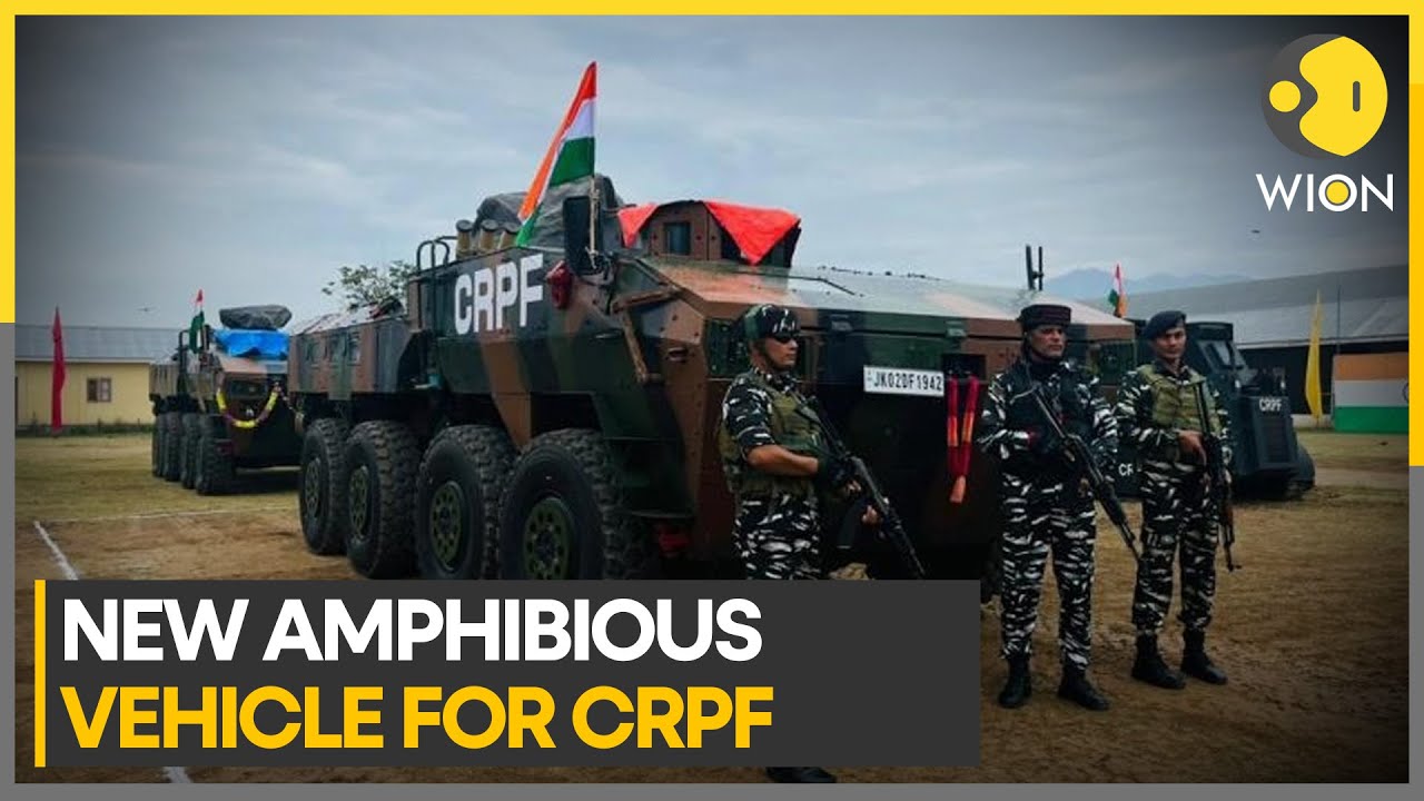 India: New amphibious vehicle for CRPF in J&K | India News | WION