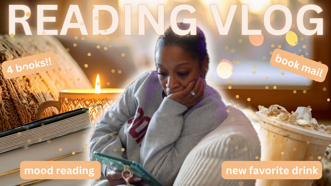 ✨*уютный* читающий VLOG 🧸📚(настроение, чтение на протяжении всей недели, новый напиток, книга по ...