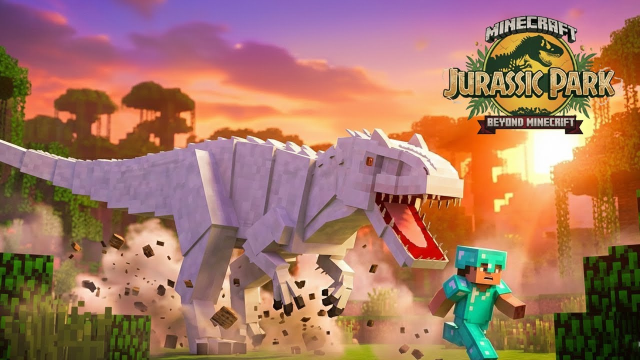 Turning Minecraft Into a Jurassic World !