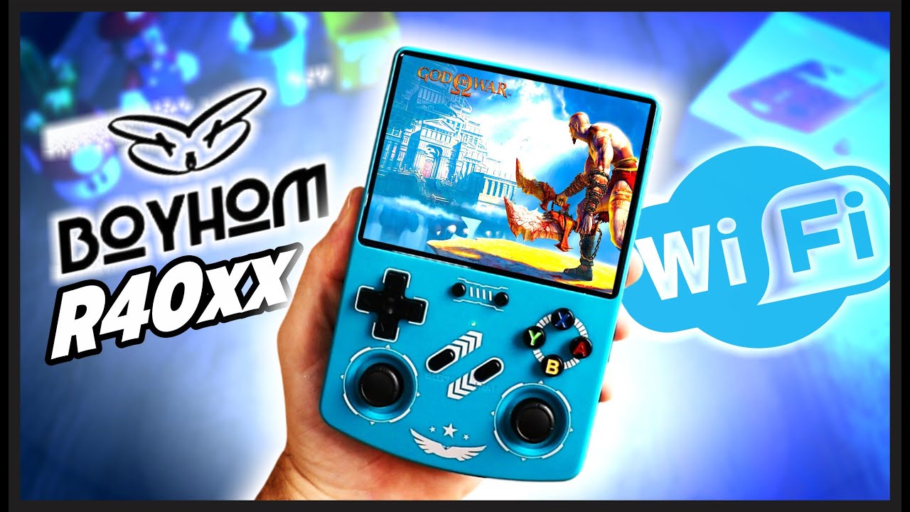 Console Portátil BOYHOM R40xx com WI-FI - O MELHOR no Formato VERTICAL e RODA TUDO!