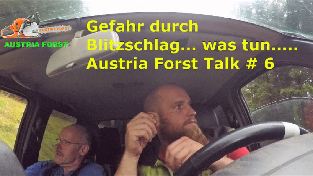 Gefahr durch Blitzschlag    was tun      Austria Forst Talk # 6