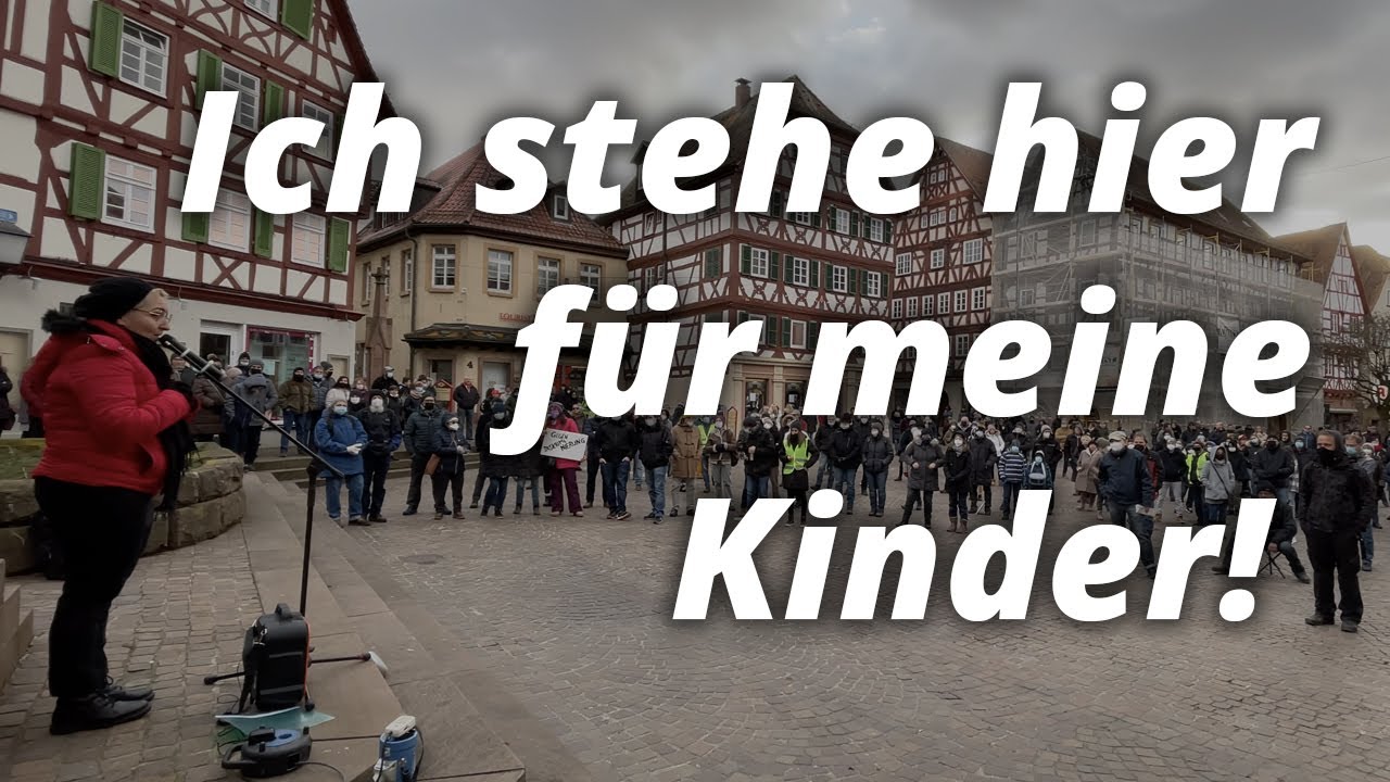 Ich stehe hier f&uuml;r meine Kinder!  | Mosbach 30.01.2022