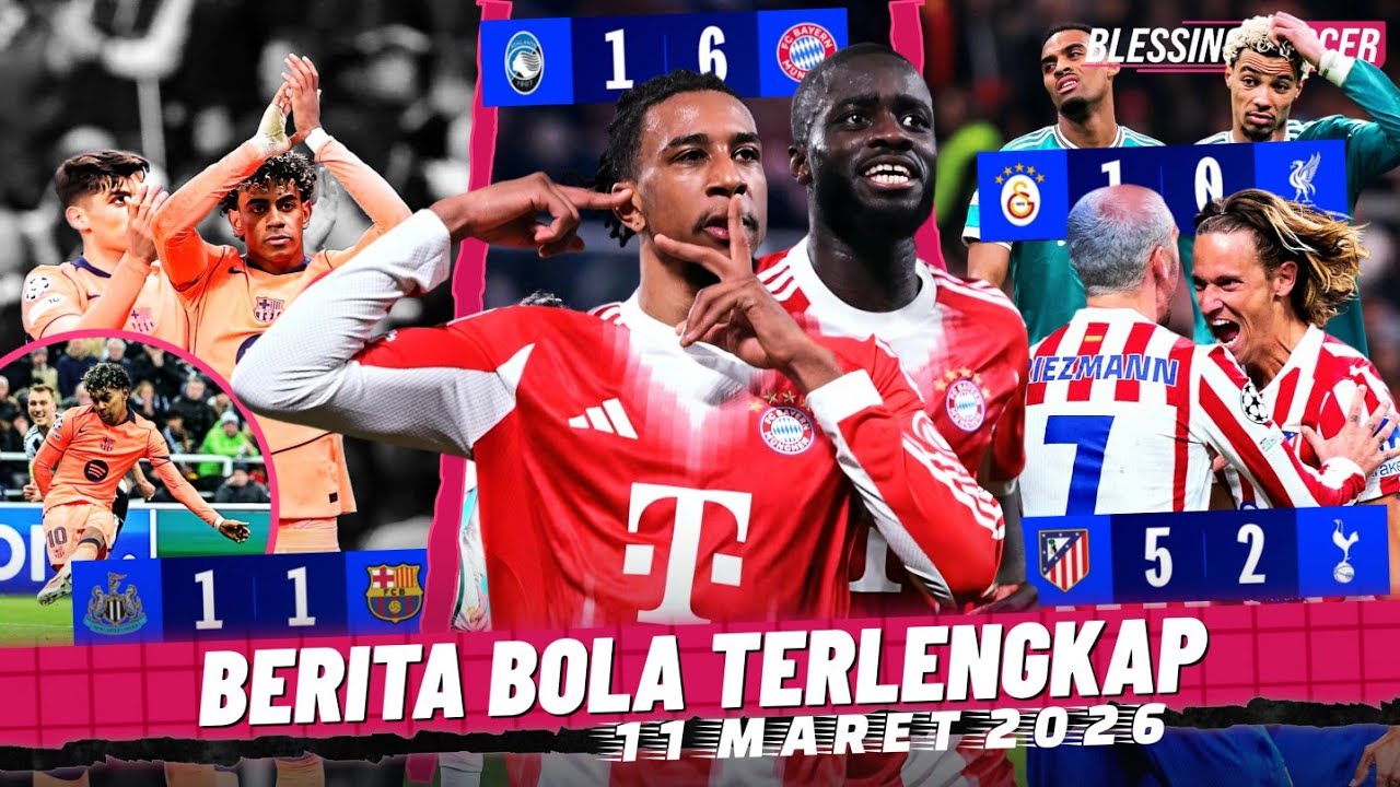 Bayern LULUH LANTAHKAN Atalanta 😱 Barca KETOLONG Penalti 🤣 Atletico Madrid PERDALAM LUKA Spurs