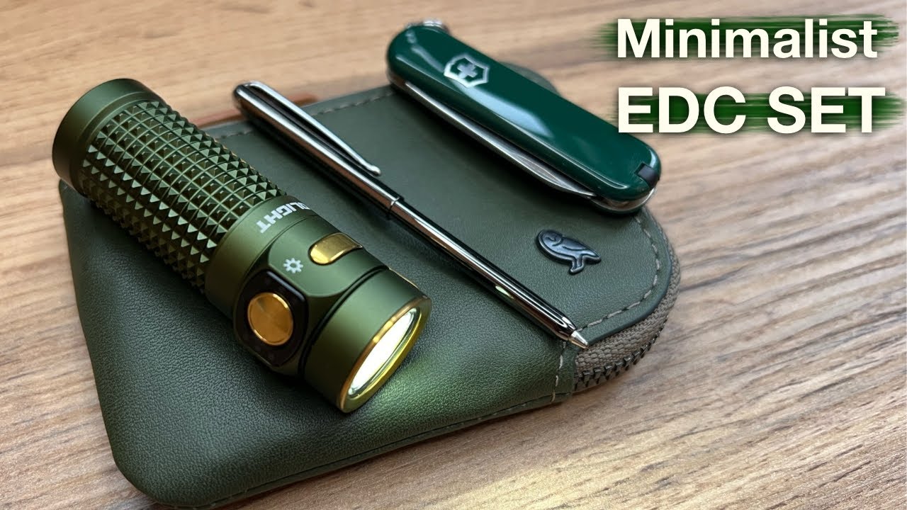 КОМПАКТНЫЙ EDC ДЛЯ ЖЕНЫ - Bellroy Card Pocket, Olight, Victorinox