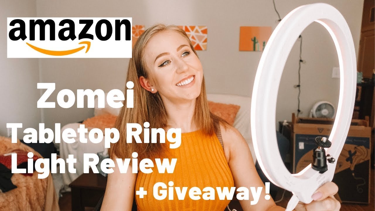 The Perfect Ring Light for YouTube + GIVEAWAY | Zomei 10