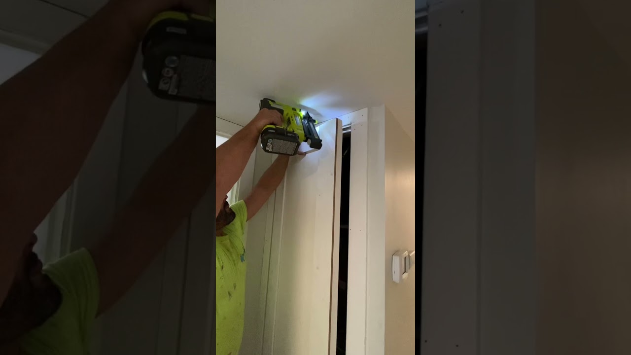 Faux Shaker style Interior Door DIY retrofit affordable home improvements