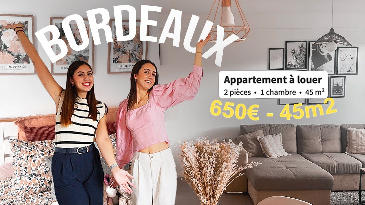 650€ pour 45m2 à BORDEAUX! (astuces organisation & déco, vivre à Bordeaux, adresses...)