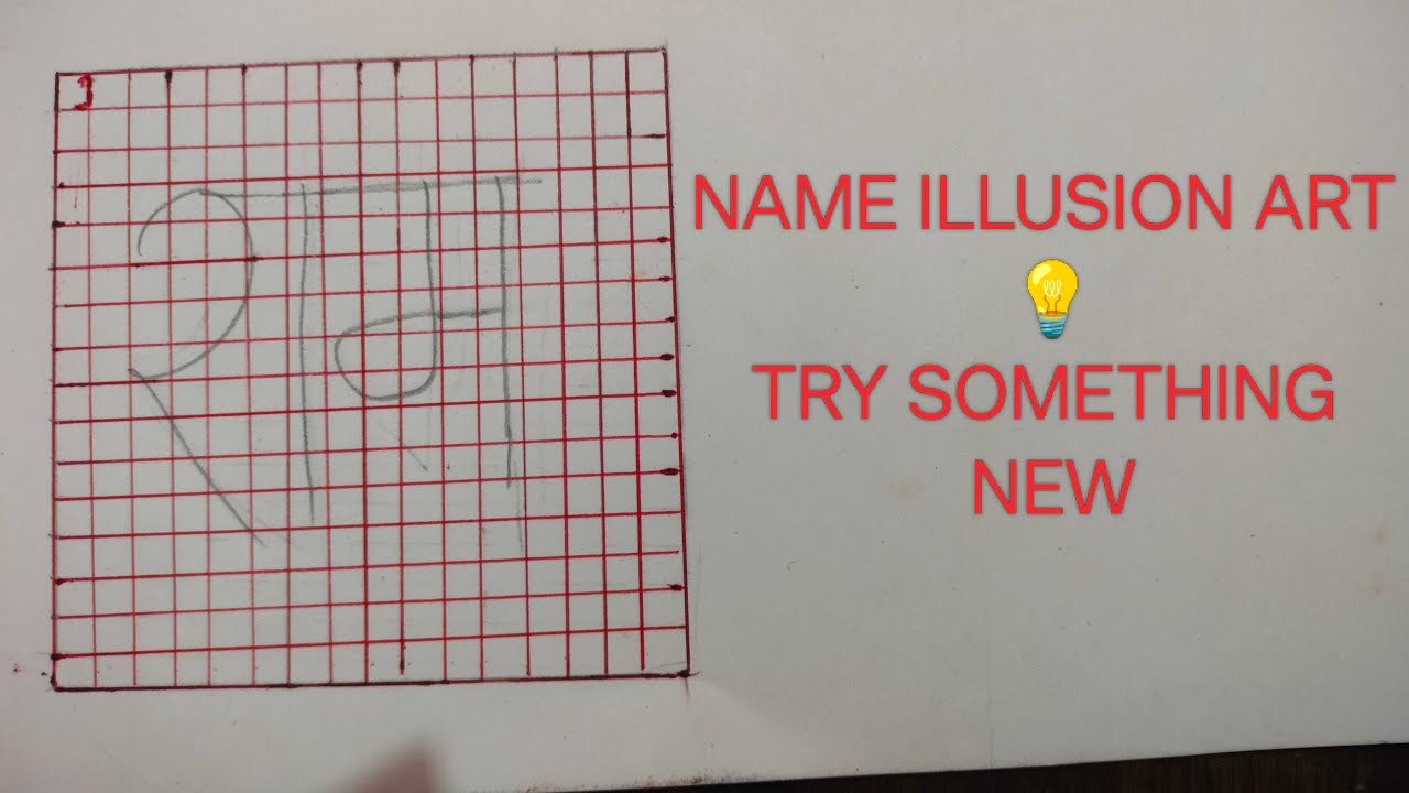 Name Illusion Art' 💡try something new#nameart#illusion#video#ram#try#new#ramji#ramnaam#shortvideo#yt