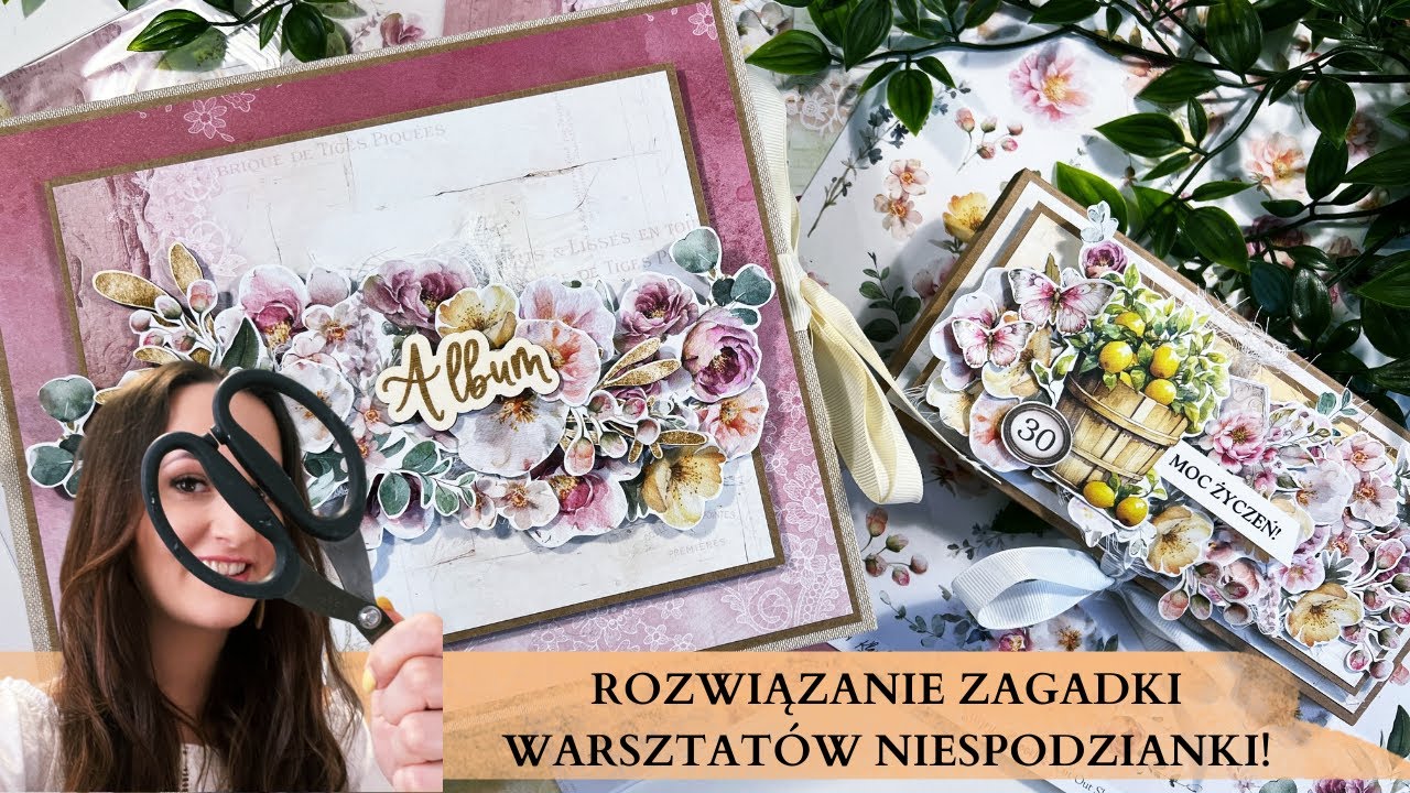 ROZWIĄZANIE ZAGADKI WARSZTATÓW NIESPODZIANKI! - warsztaty z Ania Tworzy -  ALBUM + CZEKOLADOWNIK!