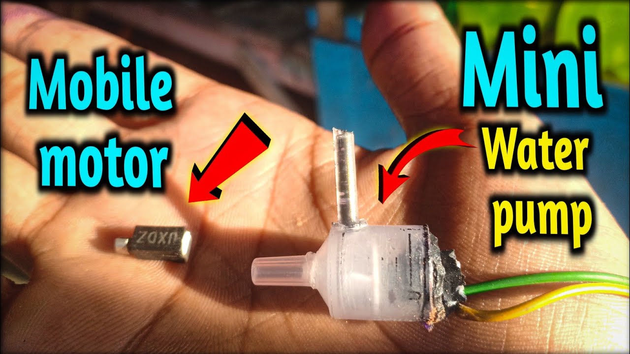 worlds small water pump || how to make water pump at home || homemade water pump || Mini water pump