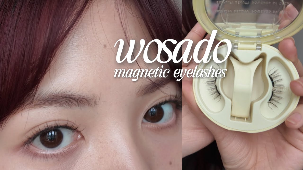 wosado magnetic eyelashes | how to apply + four different styles!