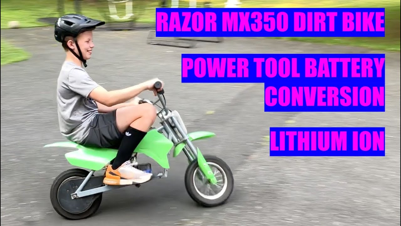 Razor MX350 Lithium Ion Conversion Guide