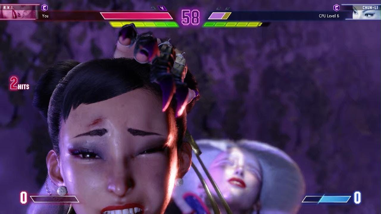 Street Fighter 6 A.K.I vs. Chun li