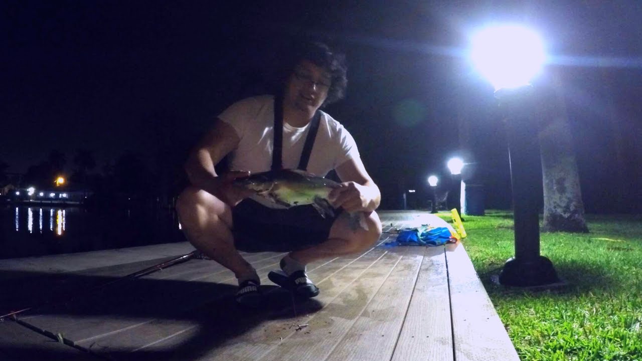 Canal Fishing in Ft Lauderdale