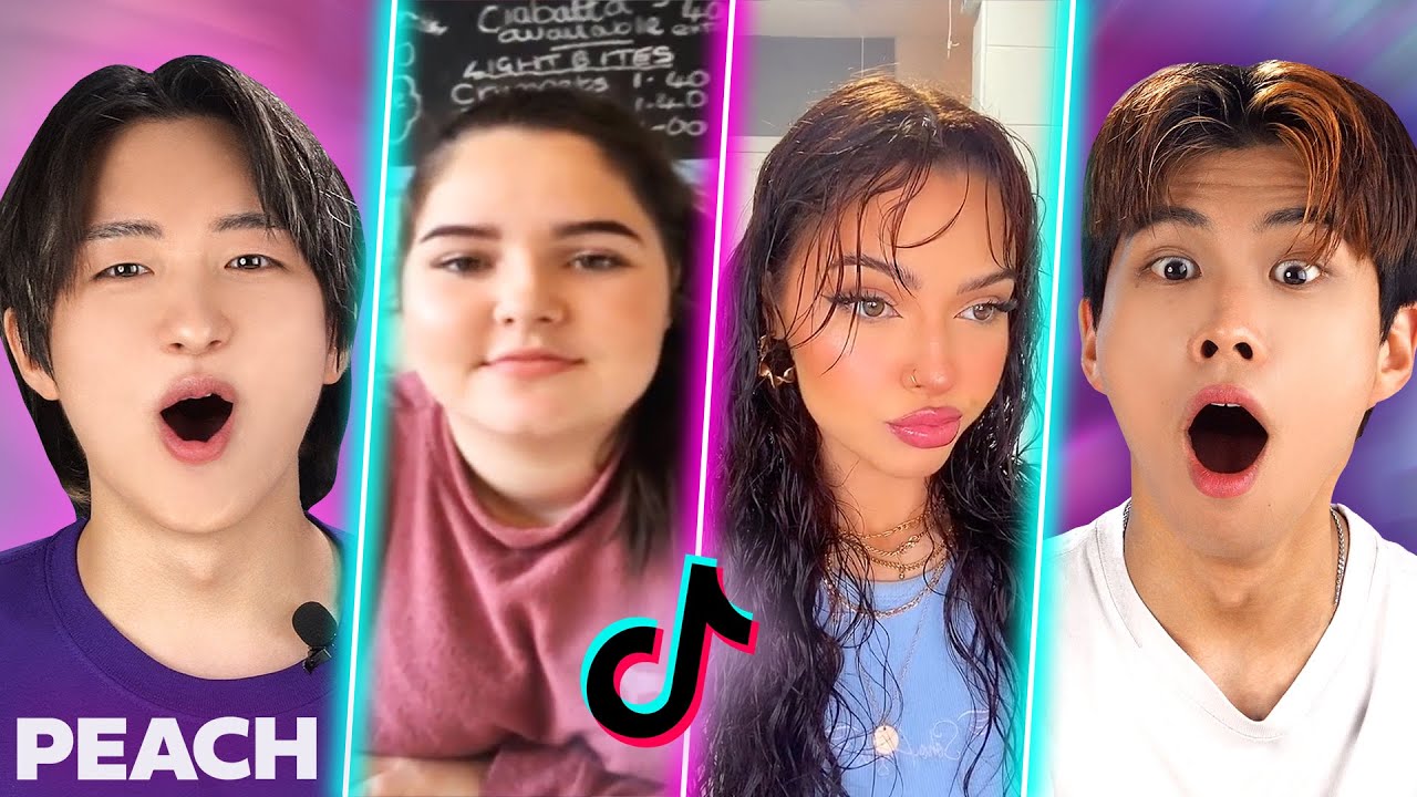 Корейцы впервые отреагировали на яркие фотографии в TikTok! | Peach Korea