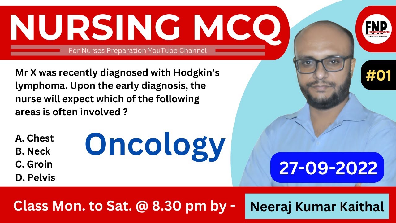 aiims norcet l oncology nursing mcq #1