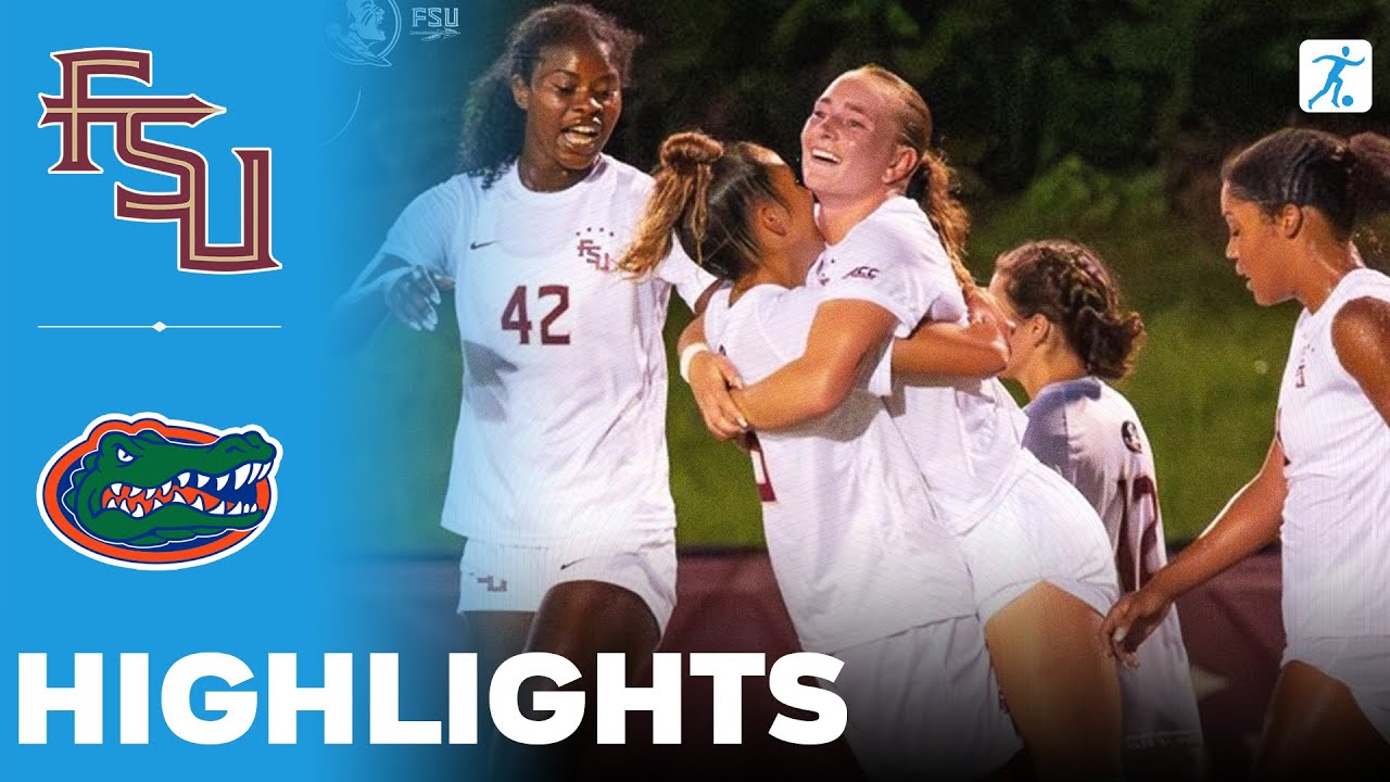 Florida State vs Florida | NCAA College Women's Soccer | Highlights - August 14, 2025