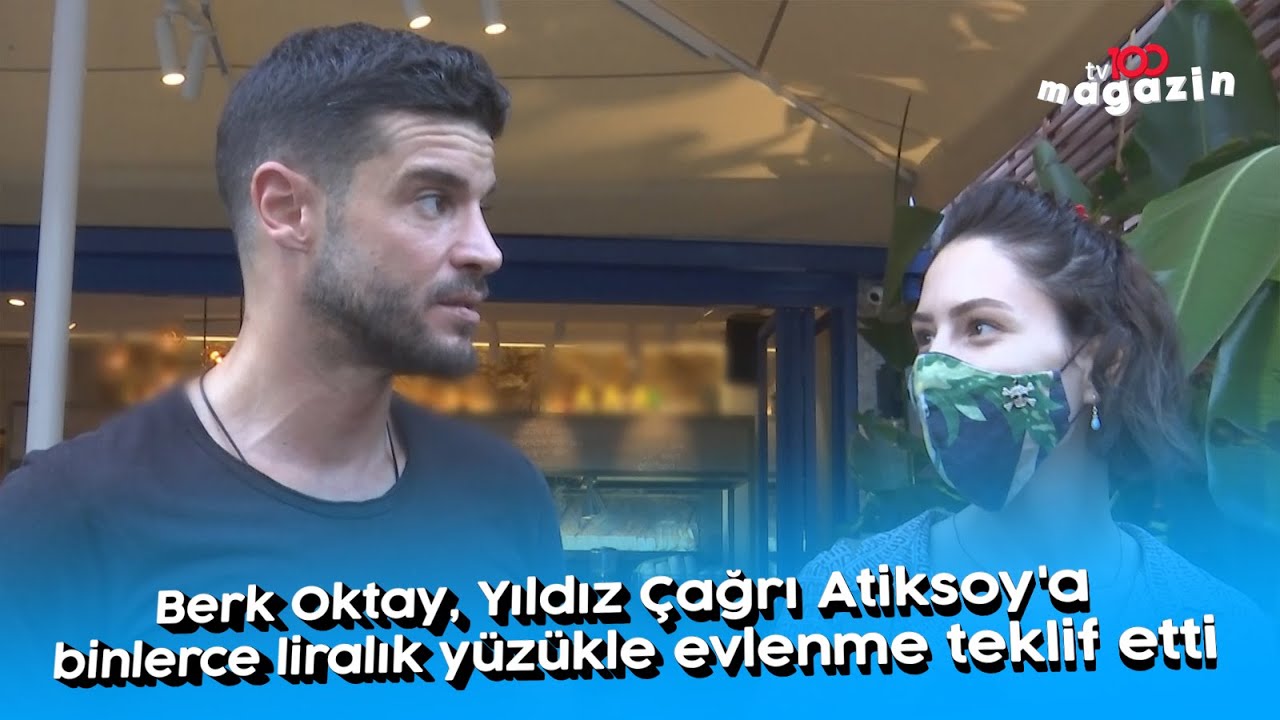 Berk Oktay, Yıldız Çağrı Atiksoy'a binlerce liralık yüzükle evlenme teklif etti