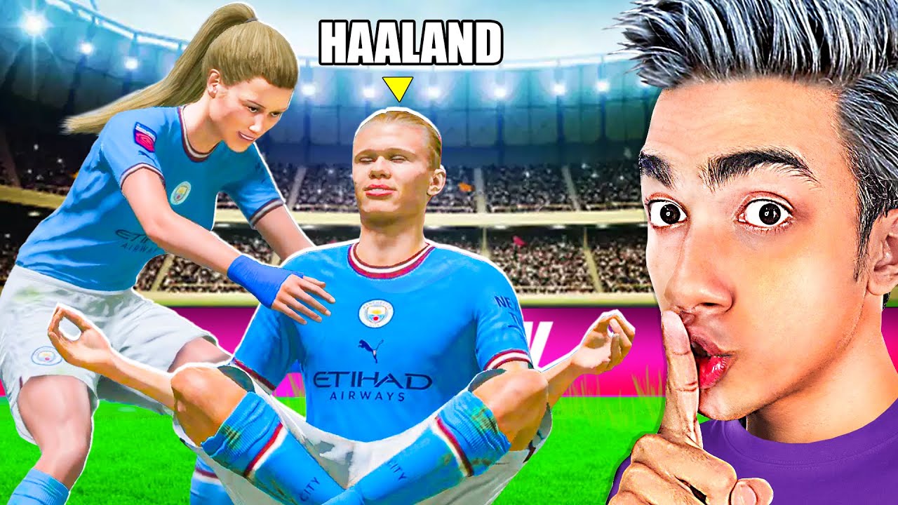 I SNUCK HAALAND into Women's FIFA