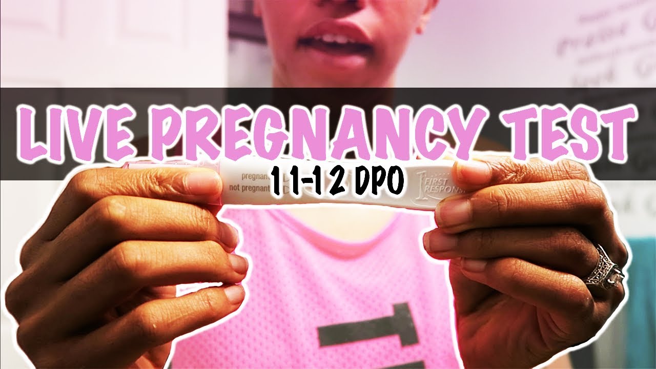 11 DPO - 12 DPO Live Pregnancy Test | Rainbow Baby :) | Baby #1