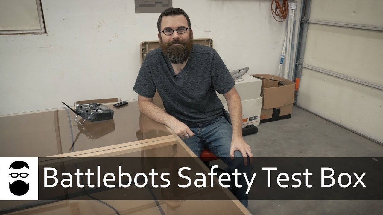 Тестовый ящик для безопасности Battlebots